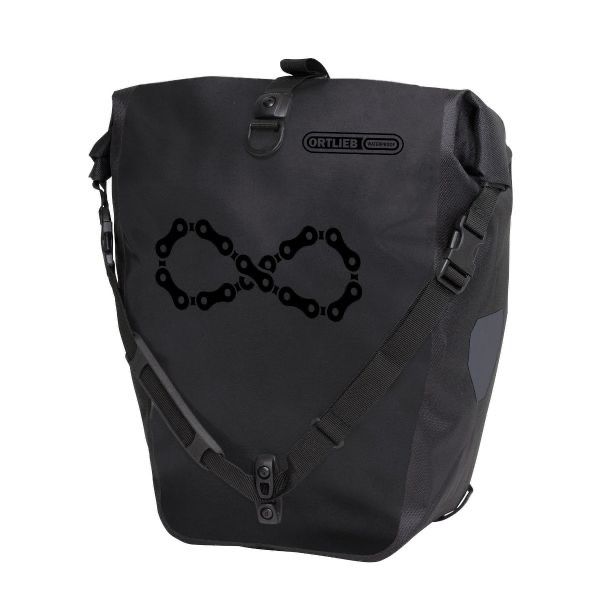 Ortlieb Back-Roller Design Infinite - Liquid-Life #Wähle Deine Farbe_Black