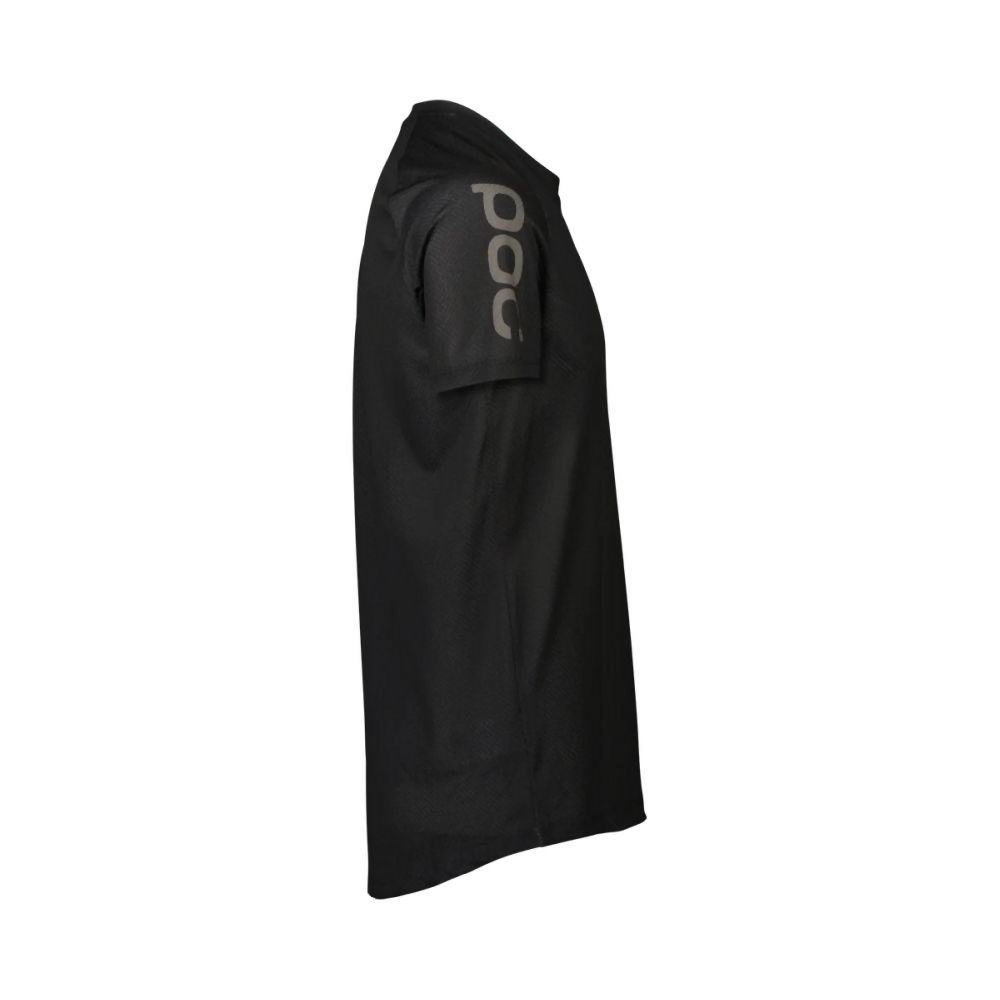 POC MTB Pure Tee - Liquid-Life #Wähle Deine Farbe_Uranium Black