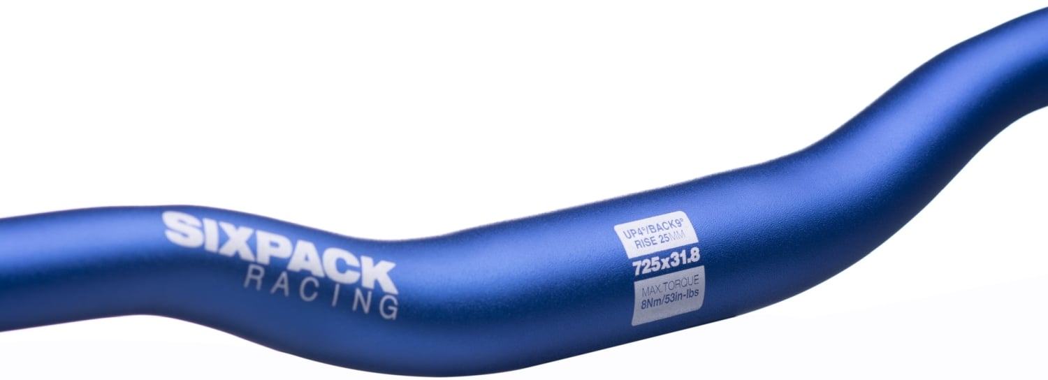 Sixpack Lenker Menace 725 x Ø31.8 - Liquid-Life #Wähle Deine Farbe_Blue