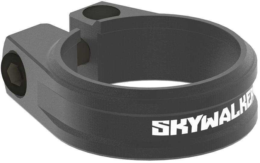 Sixpack Sattelklemme SKYWALKER 2 x 31.8 - Liquid-Life #Wähle Deine Farbe_grau