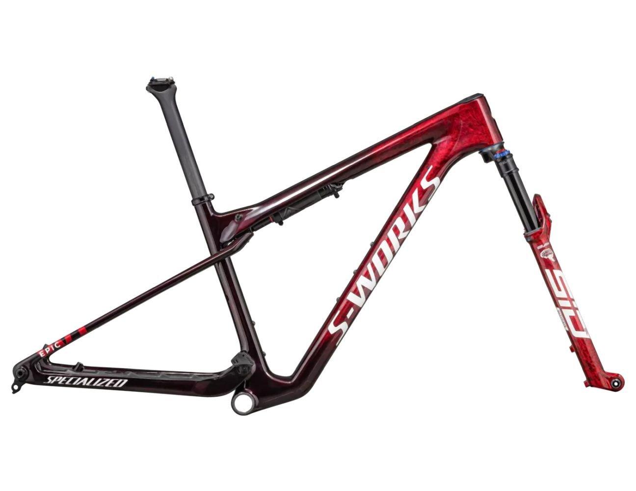 Specialized EPIC WC SW FRMSET REDTNT/FLKSIL/GRNT 2024 - Liquid-Life