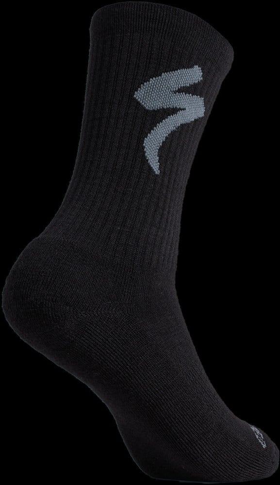 Specialized Merino Midweight Tall Logo Sock - Liquid-Life #Wähle Deine Farbe_Black