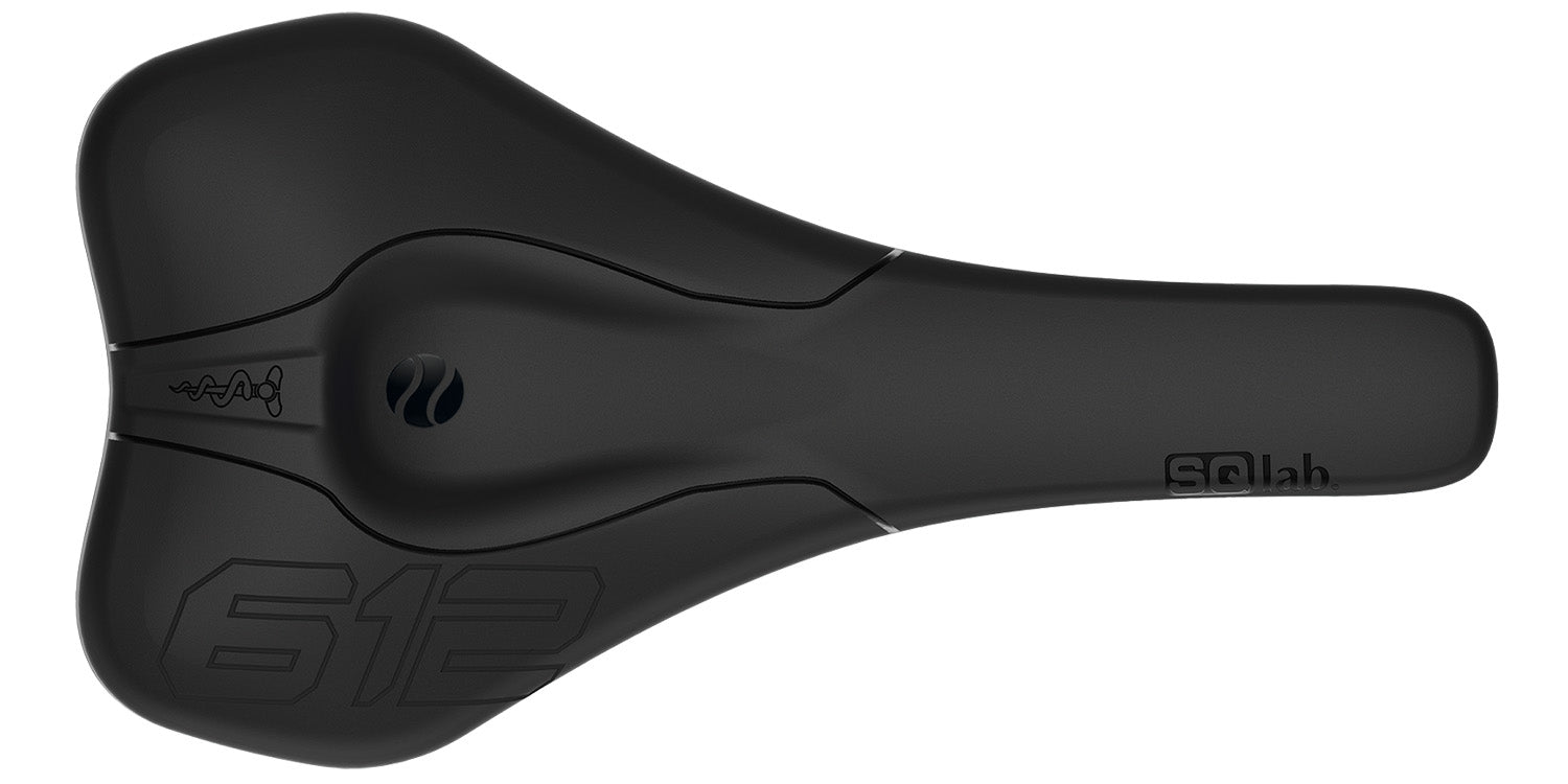 SQ-lab Sattel 612 Ergowave active S-Tube 13 cm - Liquid-Life #Wähle Deine Farbe_schwarz