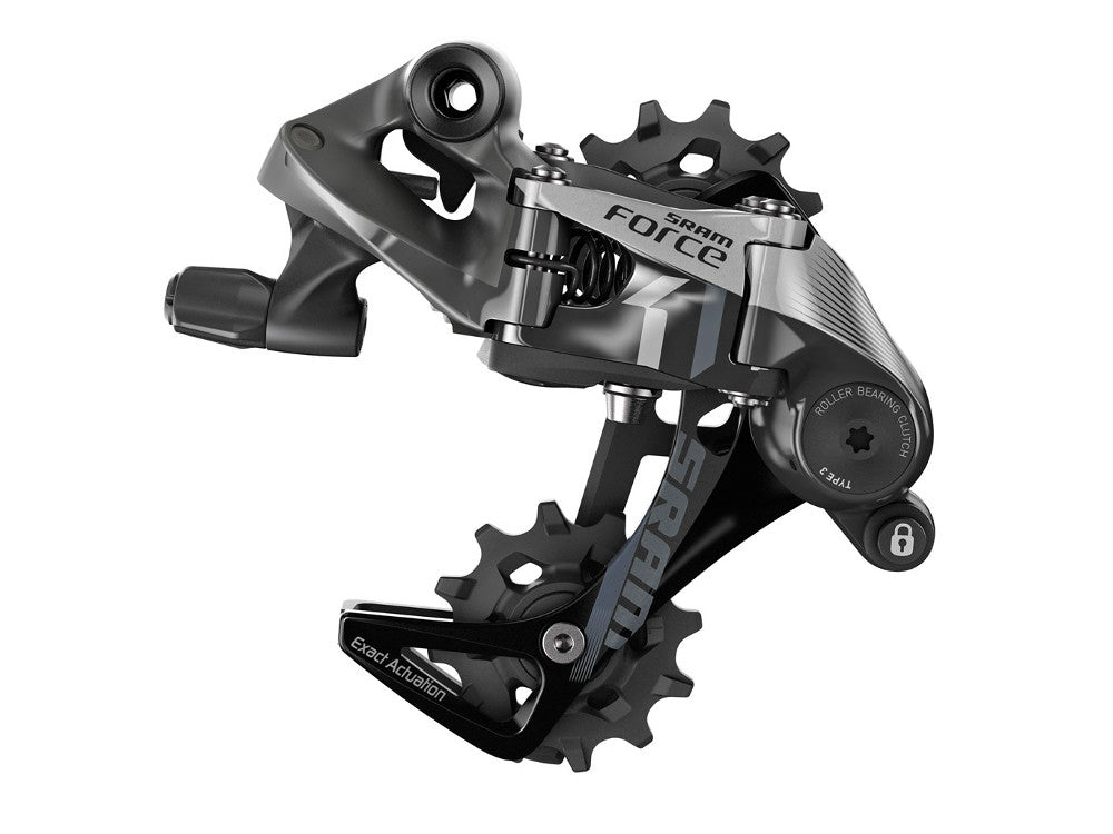Sram Schaltwerk Force 1 Type 3.0 / mittellang / 11-fach - Liquid-Life #Wähle Deine Farbe_Schwarz