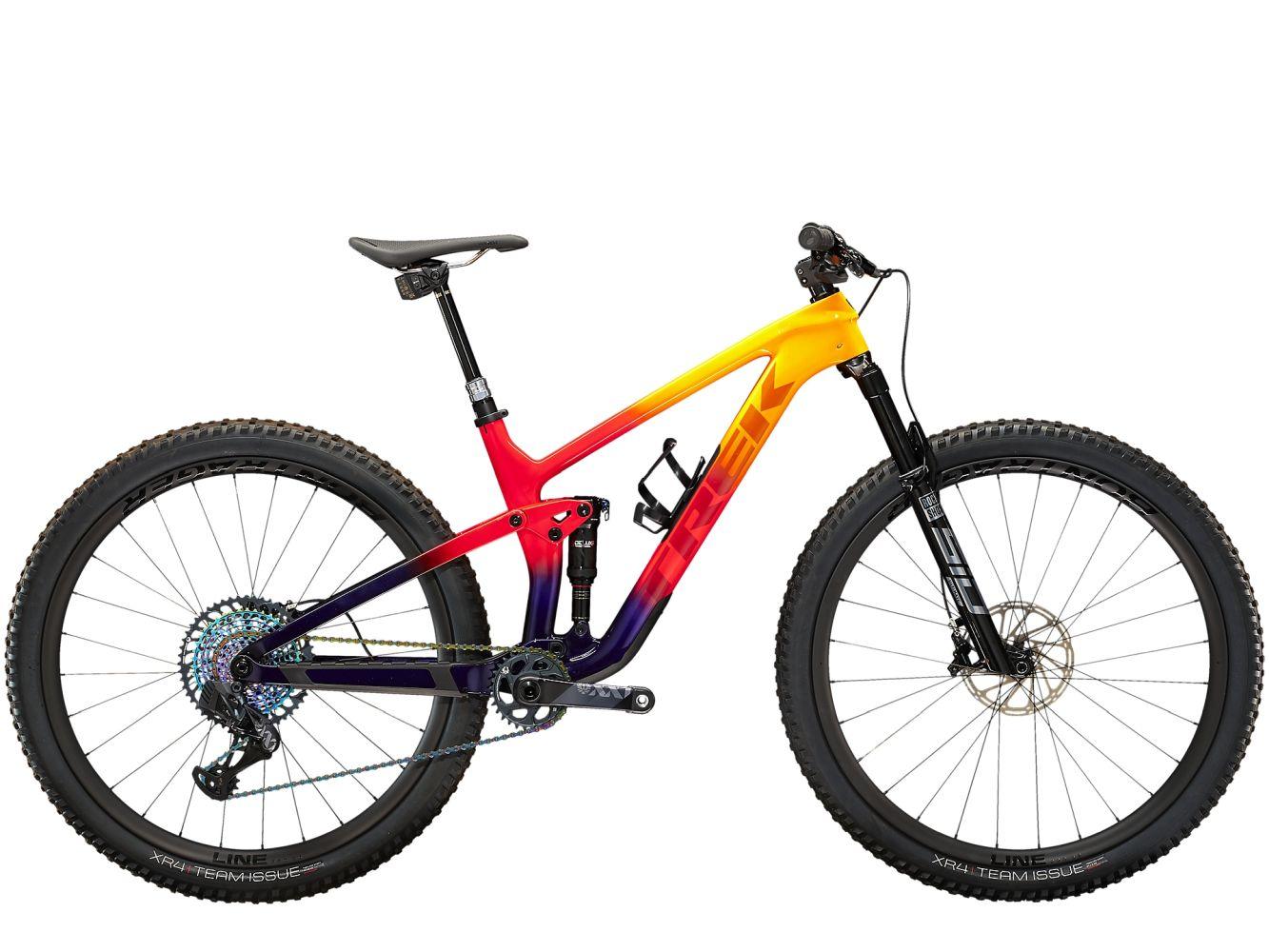 Trek Top Fuel 9.9 XX1 AXS Marigold to Red to Purple Abyss Fade - Liquid-Life