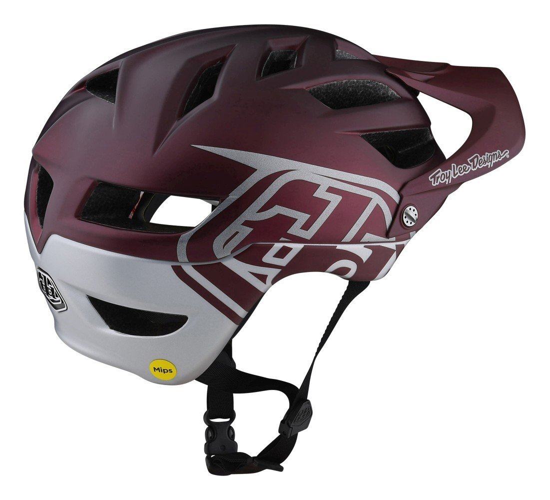 Troy Lee Designs A1 MIPS Helm Classic - Liquid-Life #Wähle Deine Farbe_wine
