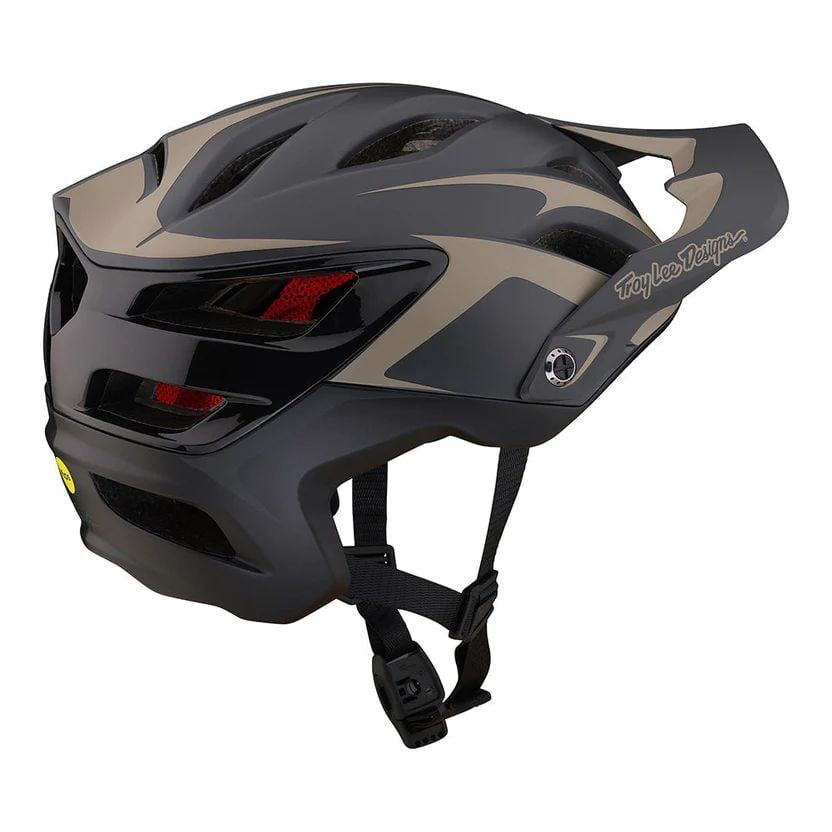 Troy Lee Designs A3 Helmet W/Mips Fang - Liquid-Life #Wähle Deine Farbe_Charcoal / Phantom