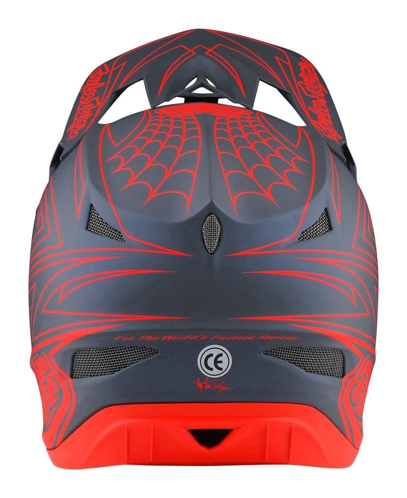 Troy Lee Designs D3 Fiberlite Helm Spiderstripe - Liquid-Life