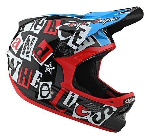 Troy Lee Designs D3 Fiberlite Helmet Anarchy - Liquid-Life