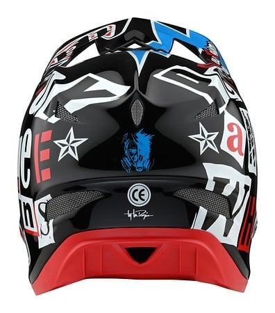 Troy Lee Designs D3 Fiberlite Helmet Anarchy - Liquid-Life