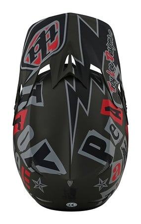 Troy Lee Designs D3 Fiberlite Helmet Anarchy - Liquid-Life