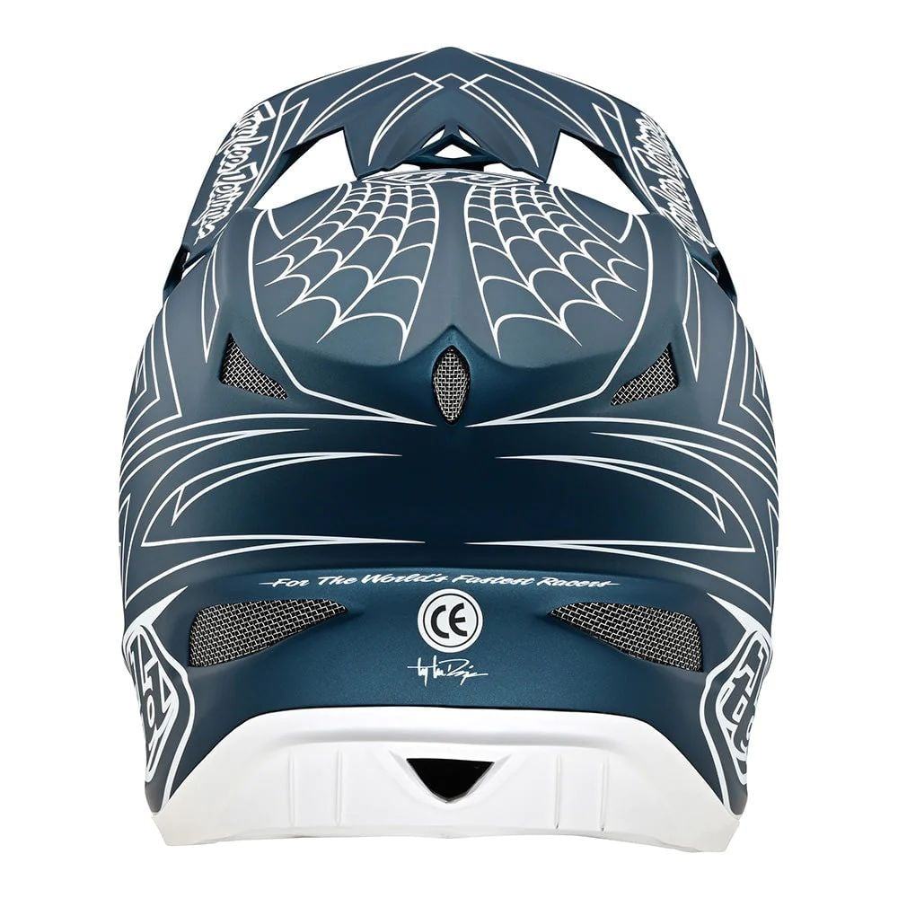 Troy Lee Designs D3 Fiberlite Helmet Spiderstripe - Liquid-Life