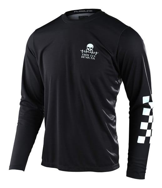 Troy Lee Designs Flowline LS Jersey Service - Liquid-Life #Wähle Deine Farbe_Black