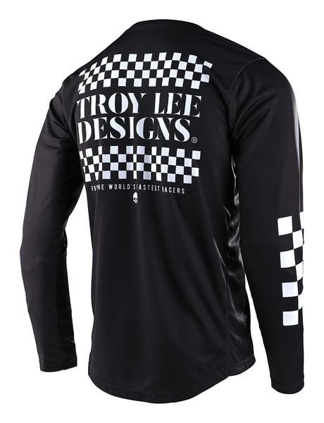 Troy Lee Designs Flowline LS Jersey Service - Liquid-Life #Wähle Deine Farbe_Black