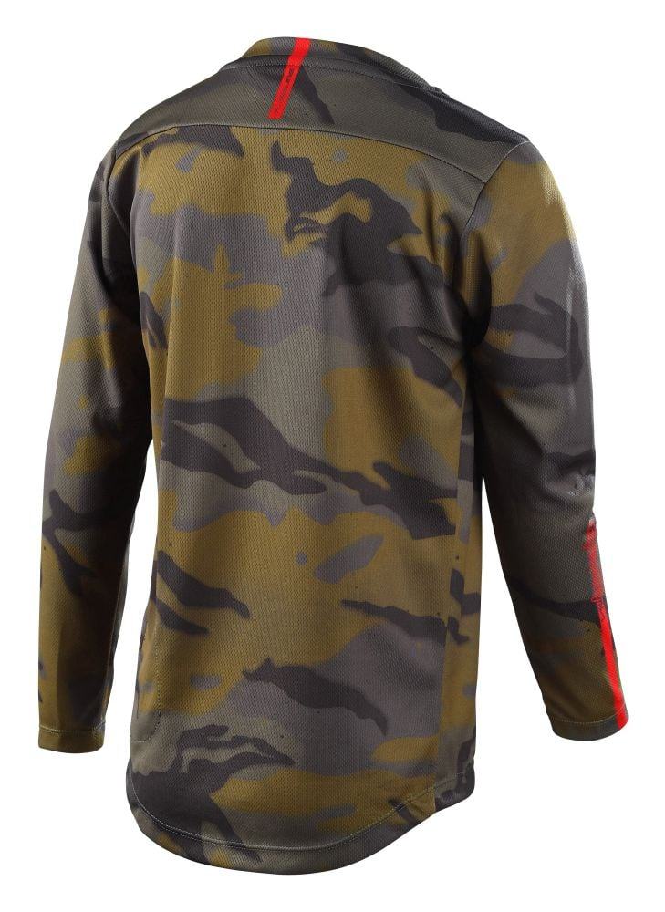 Troy Lee Designs Flowline LS Jersey Youth Spray - Liquid-Life #Wähle Deine Farbe_Camo army