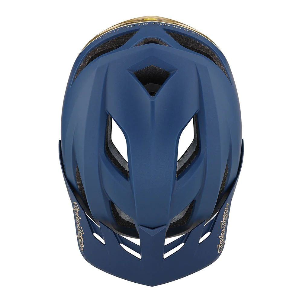 Troy Lee Designs Flowline SE Helmet W/Mips Radian - Liquid-Life #Wähle Deine Farbe_Navy / Titanium