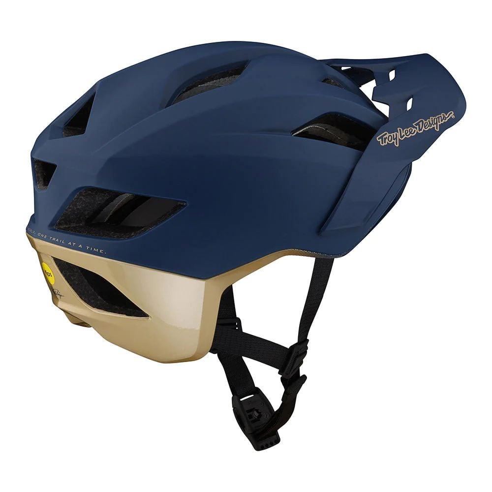 Troy Lee Designs Flowline SE Helmet W/Mips Radian - Liquid-Life #Wähle Deine Farbe_Navy / Titanium