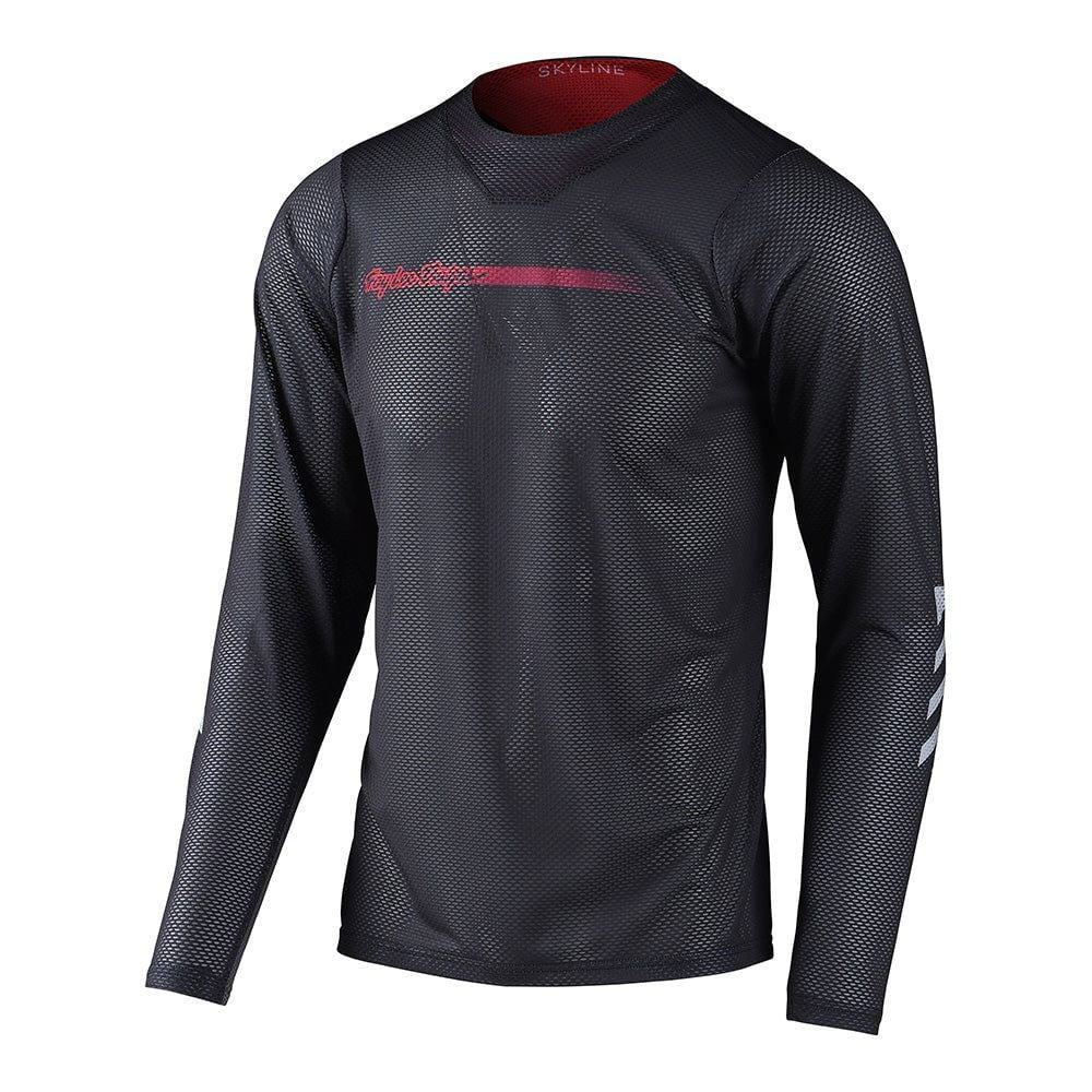 Troy Lee Designs Skyline Air LS Jersey Channel - Liquid-Life #Wähle Deine Farbe_carbon