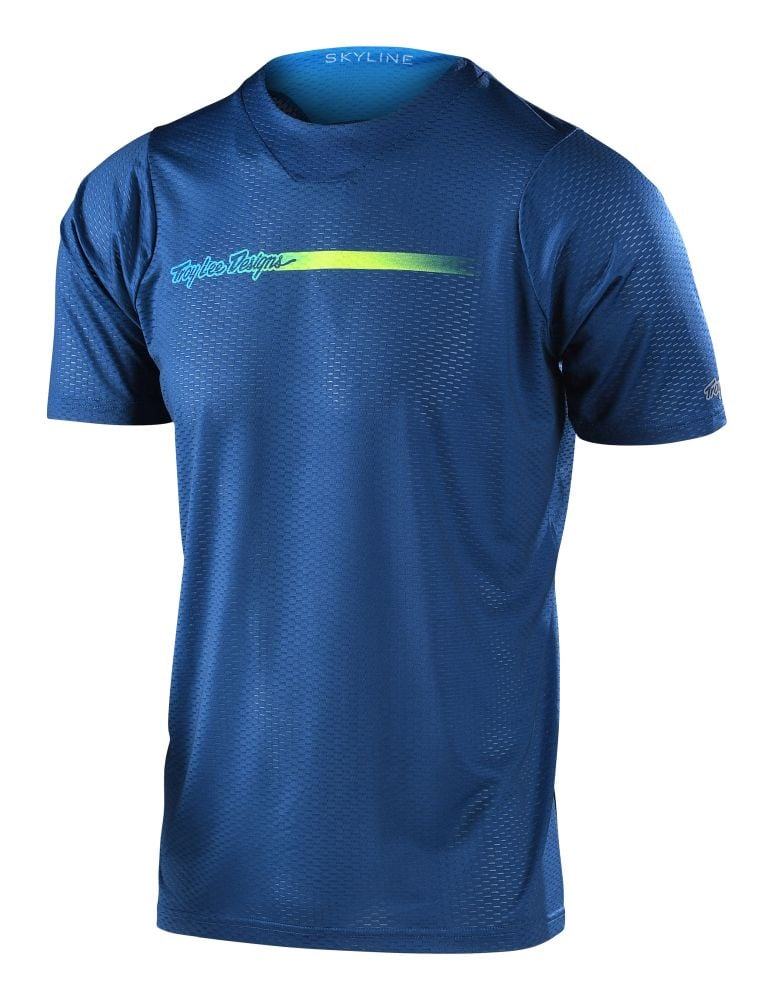 Troy Lee Designs Skyline Air SS Jersey Channel - Liquid-Life #Wähle Deine Farbe_dark slate blue