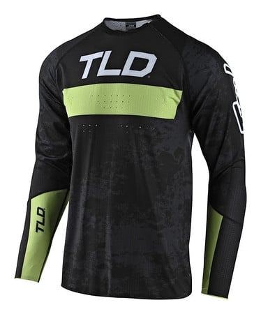 Troy Lee Designs Sprint Ultra Jersey - Liquid-Life #Wähle Deine Farbe_Grime Black / Glo Green