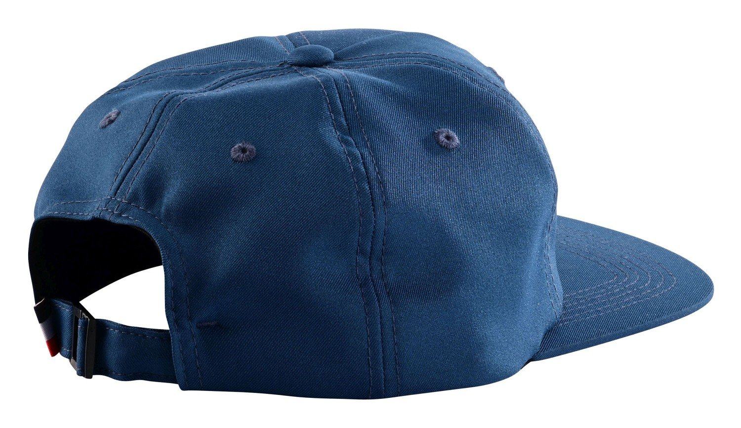 Troy Lee Designs Unstructured Snapback Cap Spun slate blue - Liquid-Life