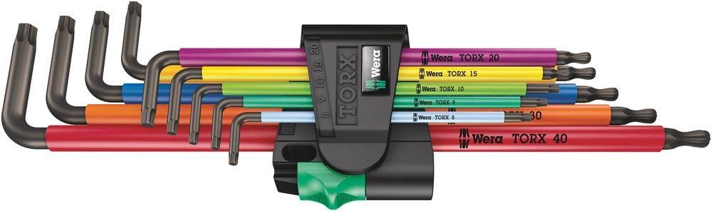 Wera 967/9 TX XL Multicolour 1 Winkelschlüsselsatz, lang, 9-teilig - Liquid-Life