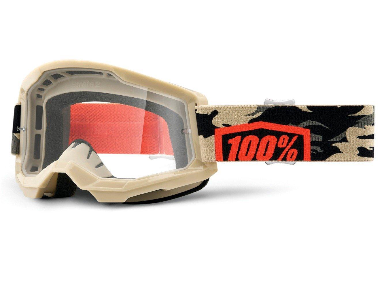 100% Strata 2 Goggle - Clear Lens - Liquid-Life