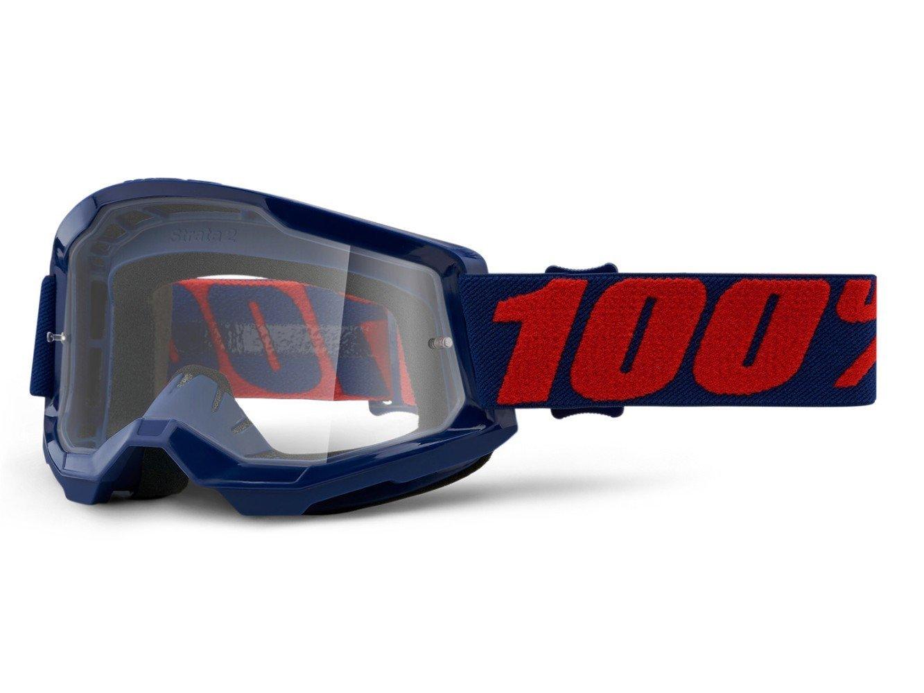 100% Strata 2 Goggle - Clear Lens - Liquid-Life