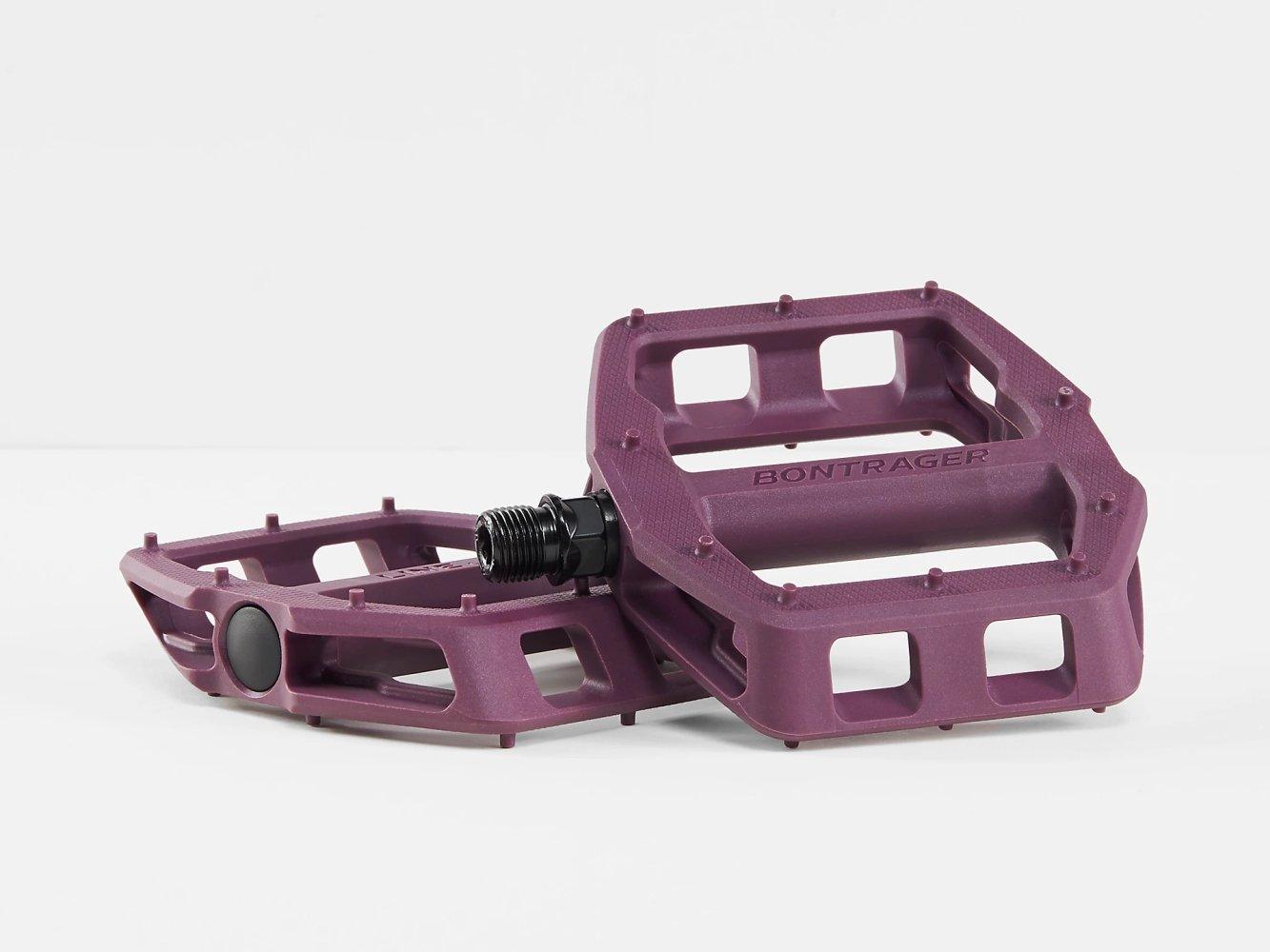 Bontrager Pedal Line Comp Flat Pedal Set - Liquid-Life #Wähle Deine Farbe_Mulberry