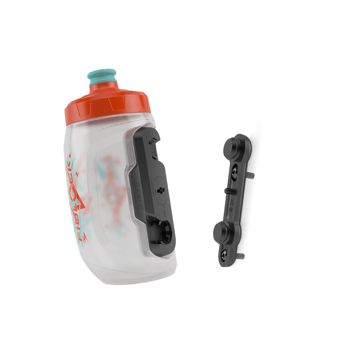 Fidlock TWIST bottle 450 kids + bike base Clear - Liquid-Life