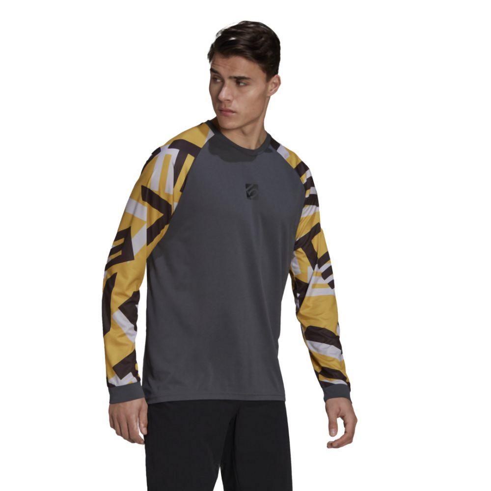 FiveTen TrailX Long Sleeve T-shirt - Liquid-Life #Wähle Deine Farbe_Six/Hazy Yellow