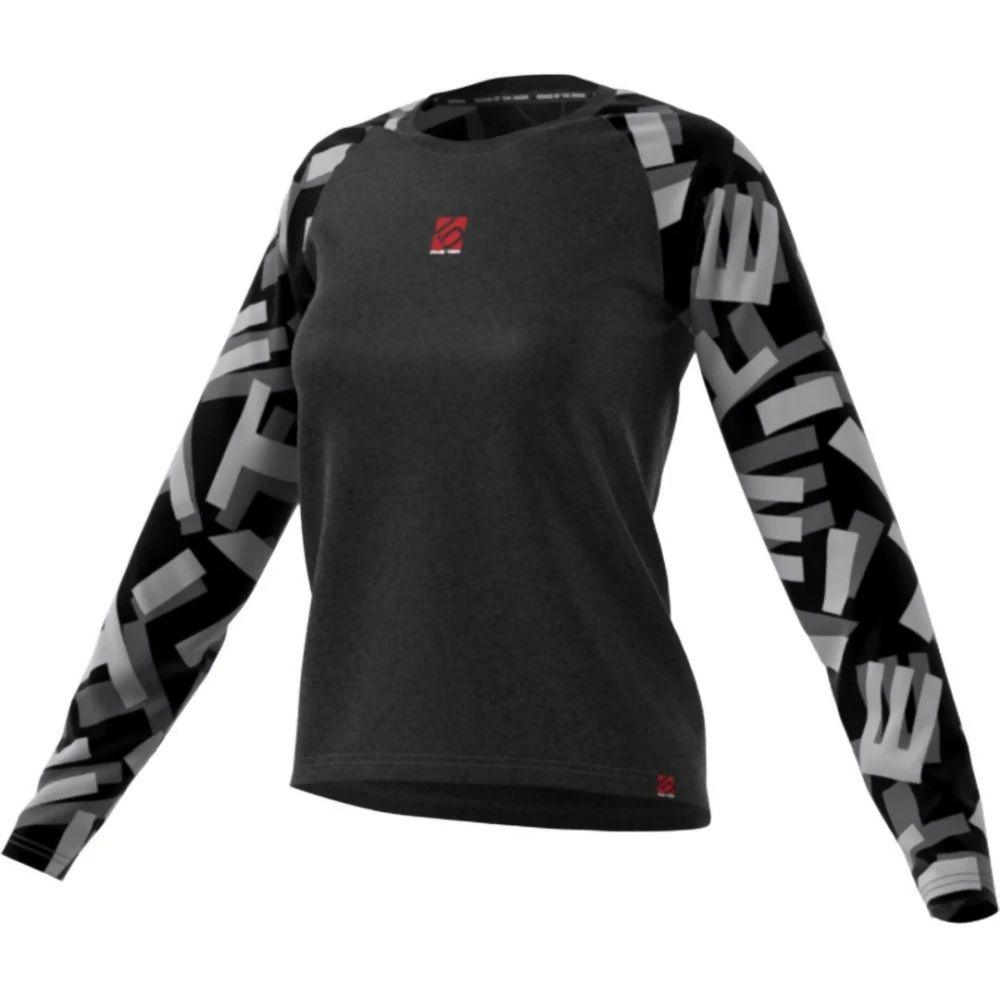 FiveTen W THE Trail Long Sleeves Tee - Liquid-Life #Wähle Deine Farbe_Black