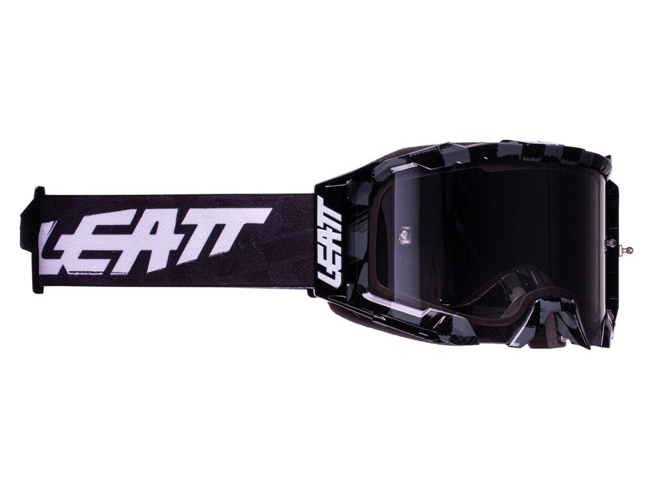 Leatt Velocity 5.5 Iriz Goggle anti fog mirror lens - Liquid-Life #Wähle Deine Farbe_Brushed Silver