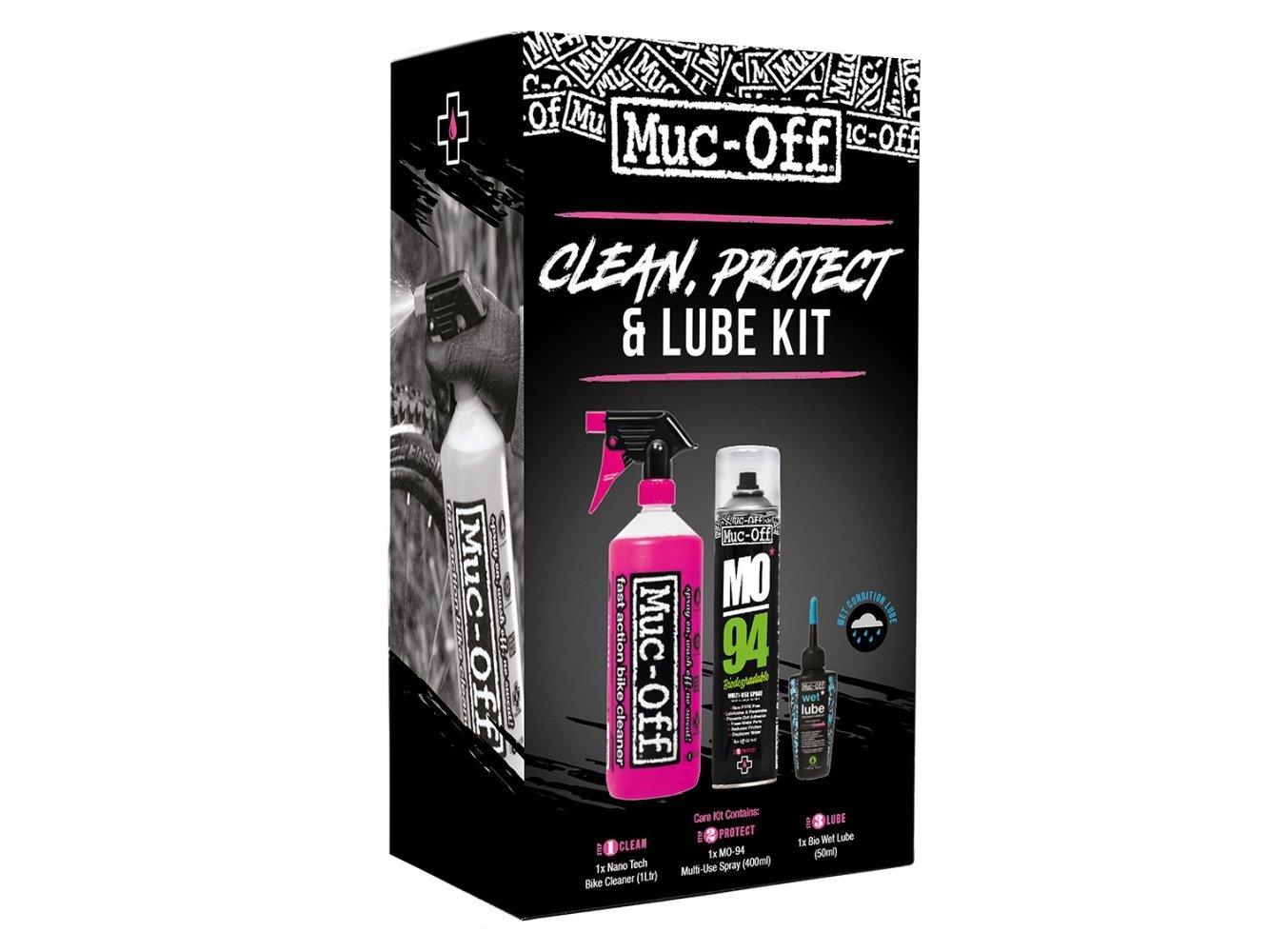 Muc Off Clean, Protect, Lube Kit (Wet Lube Version) - Liquid-Life