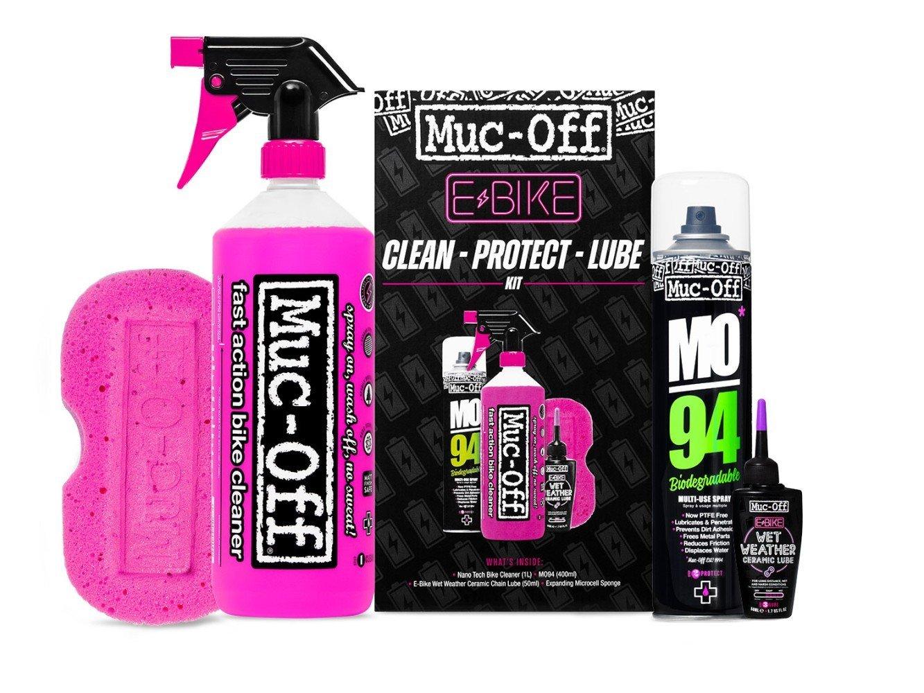 Muc Off E-Bike Clean, Protect & Lube Kit (Wet Lube Version) - Liquid-Life